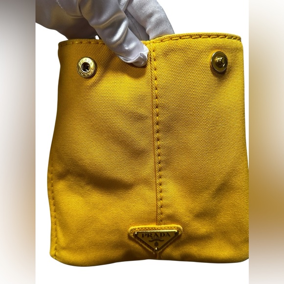 15-16 Prada Canapa Tote Ananas, (Med Size) - Picture 15 of 15